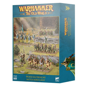 Games Workshop Warhammer The Old World Wood Elf Realms: Battle March Army 13-110