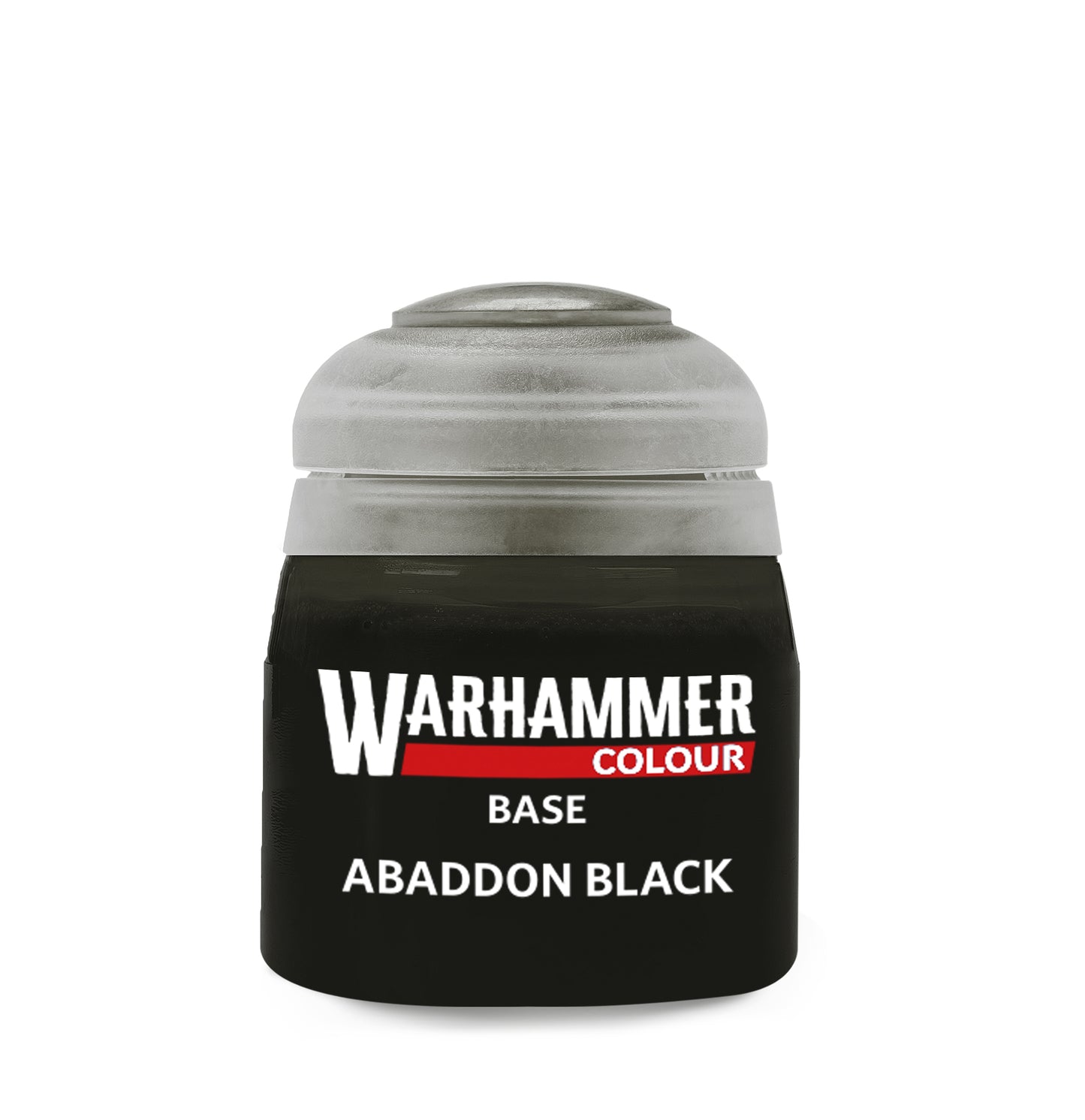 Games Workshop Warhammer Colour Base Paint: Abaddon Black 12ml 21-25