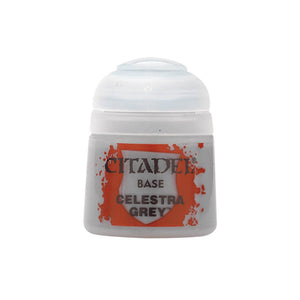 Games Workshop Warhammer Colour Base Paint: Celestra Grey 12ml 21-26