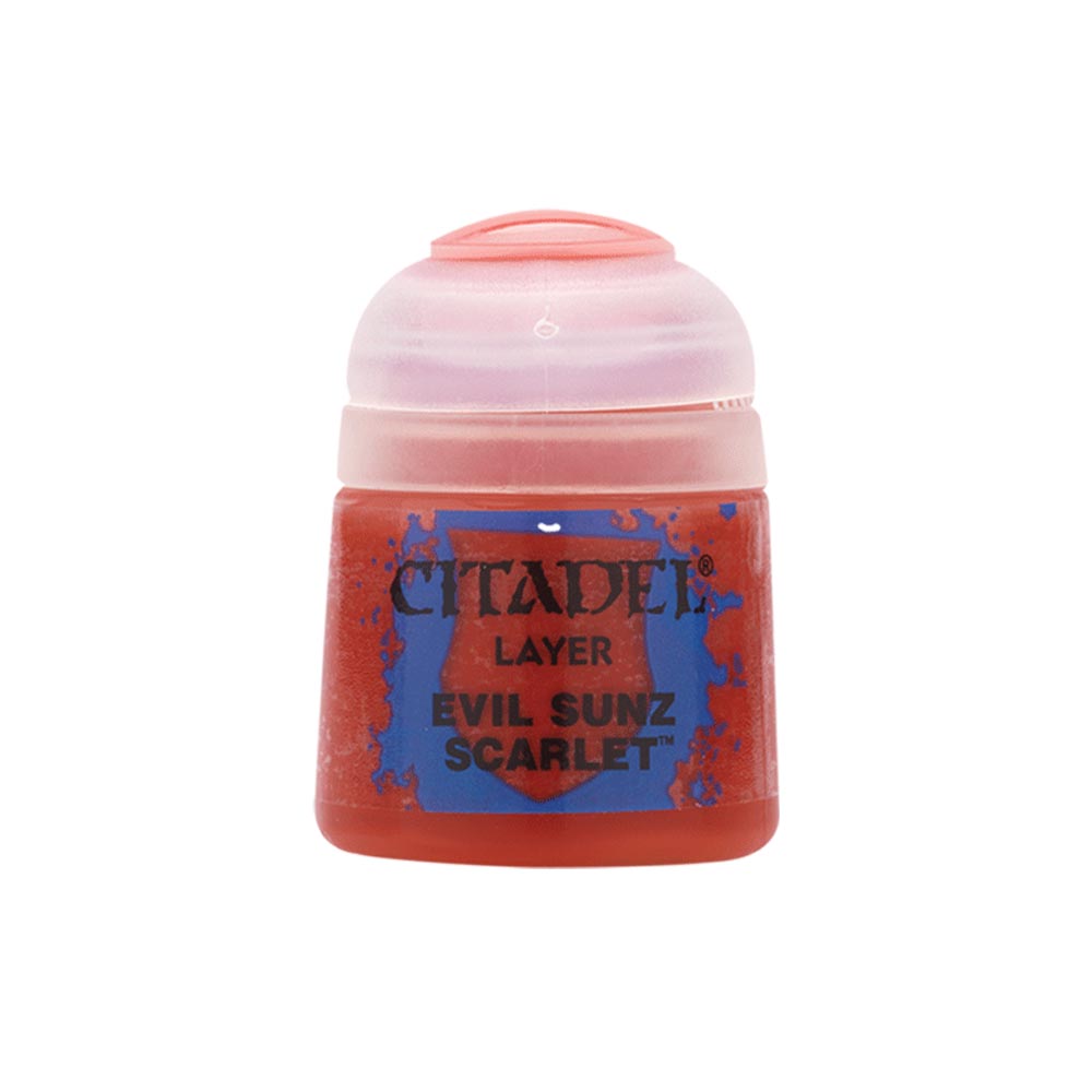 Games Workshop Citadel Layer Paint: Evil Sunz Scarlet 12ml Warhammer 22-05