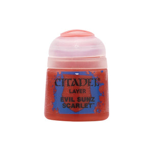 Games Workshop Warhammer Colour Layer Paint: Evil Sunz Scarlet 12ml 22-05