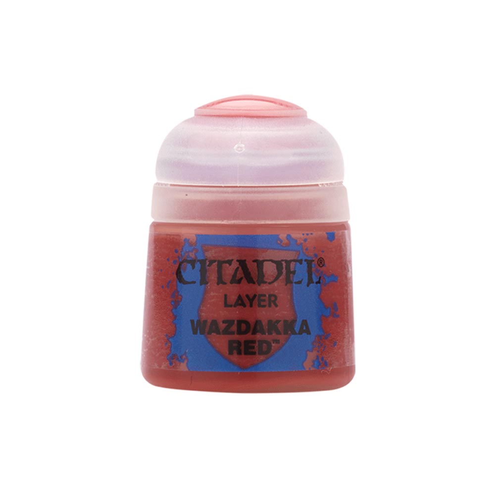 Games Workshop Citadel Layer Paint: Wazdakka Red 12ml Warhammer 22-07