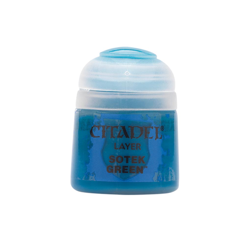 Games Workshop Citadel Layer Paint: Sotek Green 12ml Warhammer 22-19