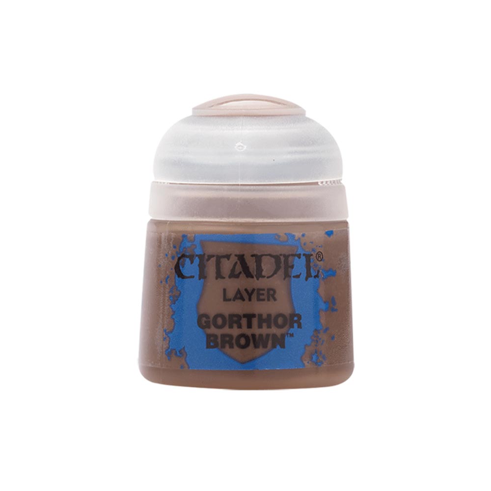 Games Workshop Citadel Layer Paint: Gorthor Brown 12ml Warhammer 22-47