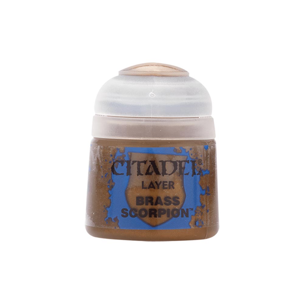 Games Workshop Citadel Layer Paint: Brass Scorpion 12ml Warhammer 22-65