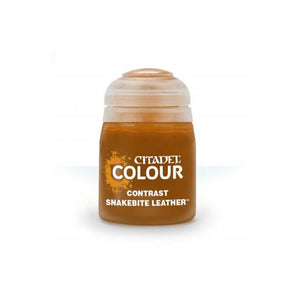 Games Workshop Warhammer Colour Contrast Paint: Snakebite Leather 18ml 29-27