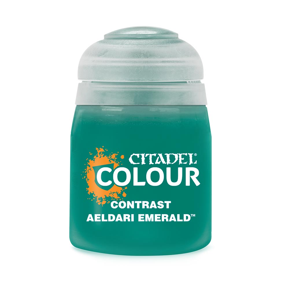 Games Workshop Citadel Contrast Paint: Aeldari Emerald 18ml Warhammer 29-48