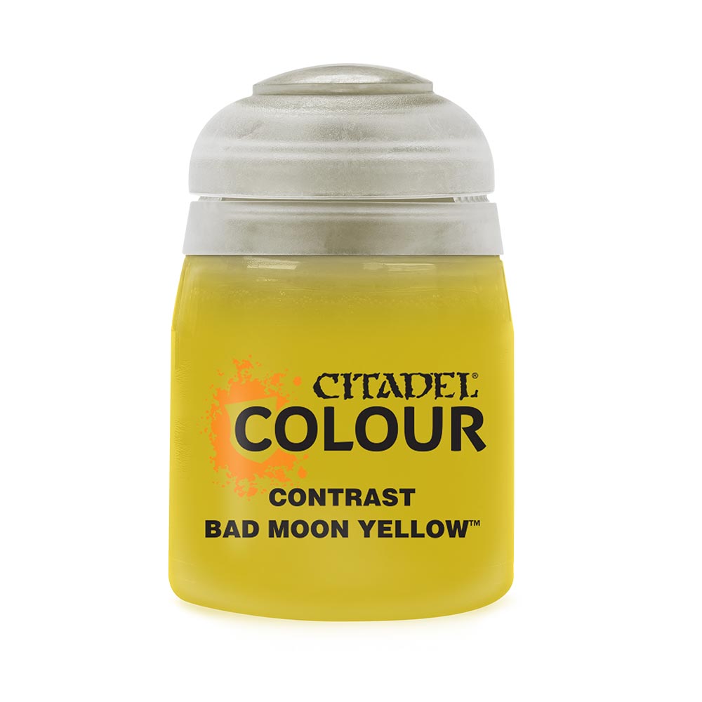 Games Workshop Citadel Contrast Paint: Bad Moon Yellow 18ml Warhammer 29-53