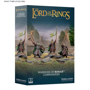 Games Workshop Warhammer Middle Earth: Warriors of Rohan Commanders 30-105