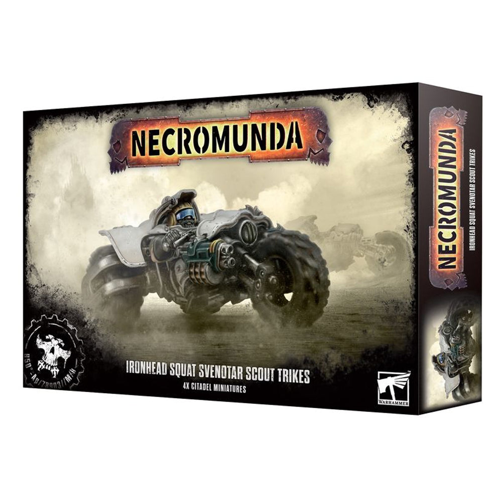 Games Workshop Warhammer Necromunda: Ironhead Squat Svenotar Scout Trikes 301-54