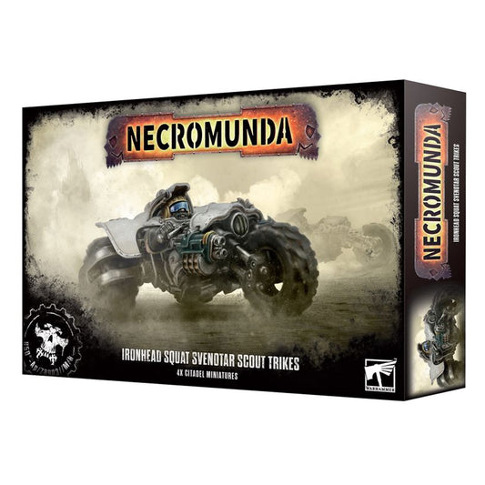 Games Workshop Warhammer Necromunda: Ironhead Squat Svenotar Scout Trikes 301-54