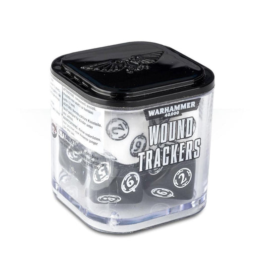 Games Workshop Warhammer 40k: Wound Tracker Dice Set White 40-47