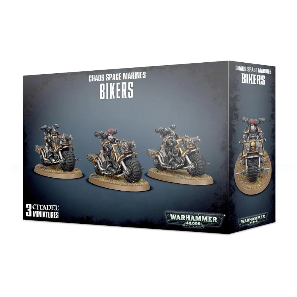 Games Workshop Warhammer 40k Chaos Space Marines Bikers 43-08
