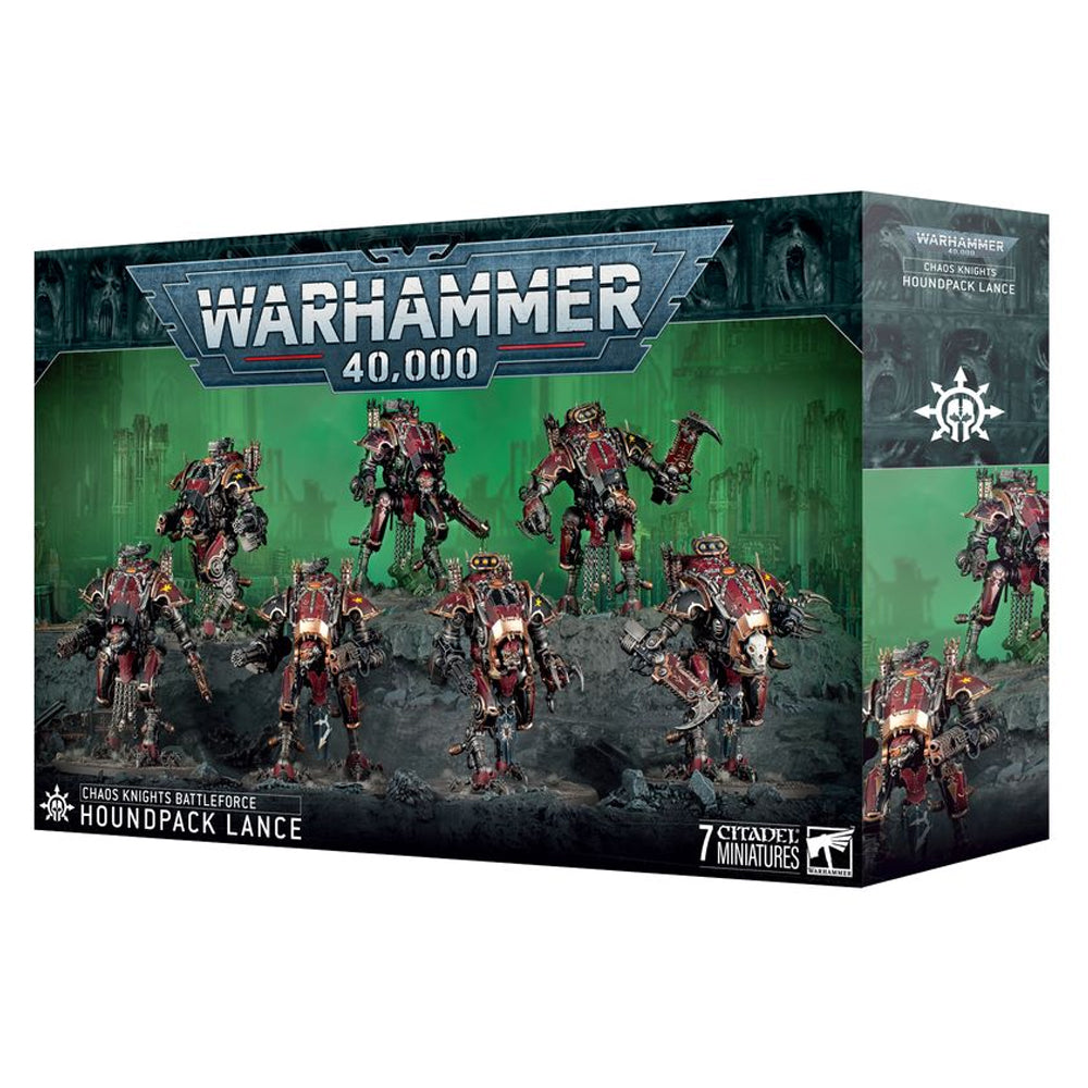 Games Workshop Warhammer 40k Chaos Knights: Houndpack Lance 43-104