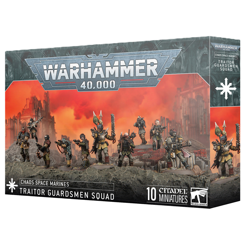 Games Workshop Warhammer 40k Chaos S/Marines: Traitor Guardsmen Squad 43-107