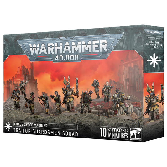 Games Workshop Warhammer 40k Chaos S/Marines: Traitor Guardsmen Squad 43-107