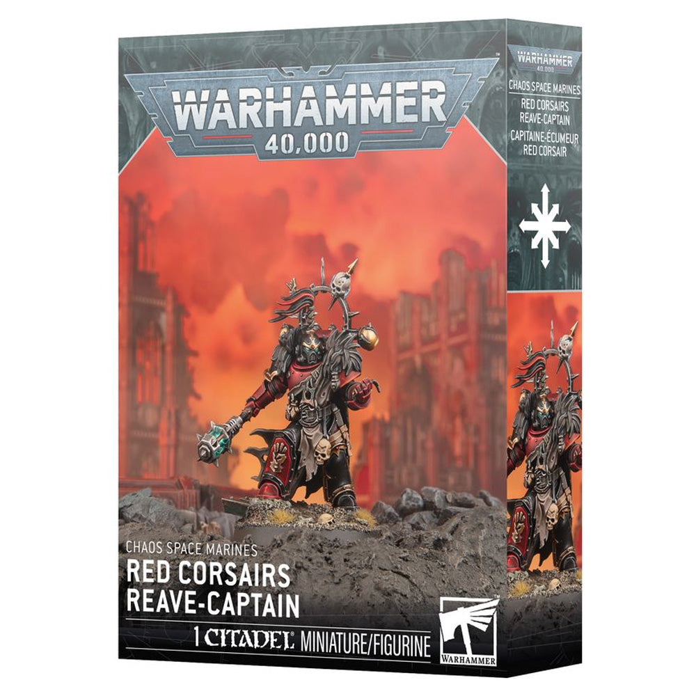 Games Workshop Warhammer 40k Chaos S/M: Red Corsairs Reave-Captain 43-111