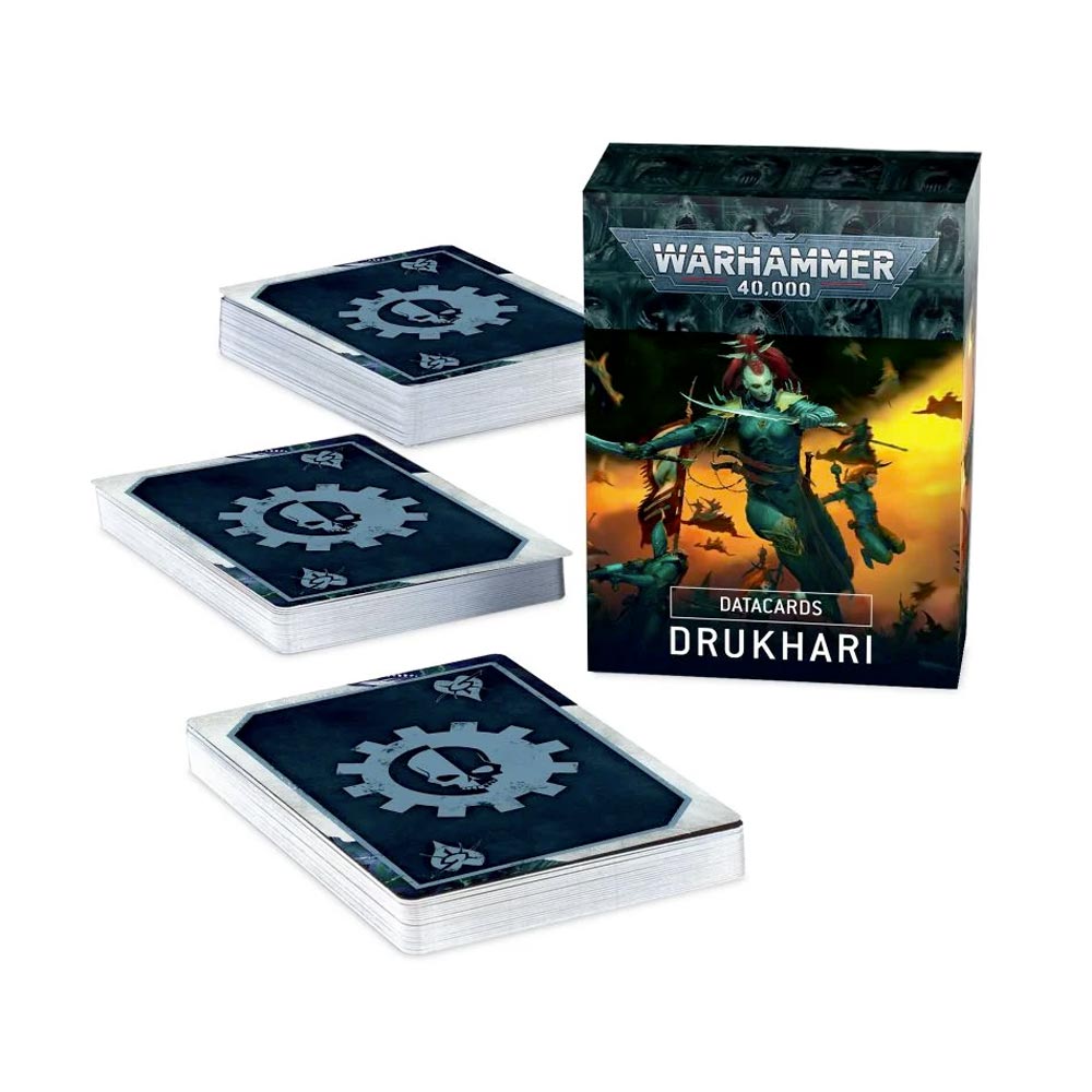 Games Workshop Warhammer 40k Datasheet Cards: Drukhari (English) 45-02