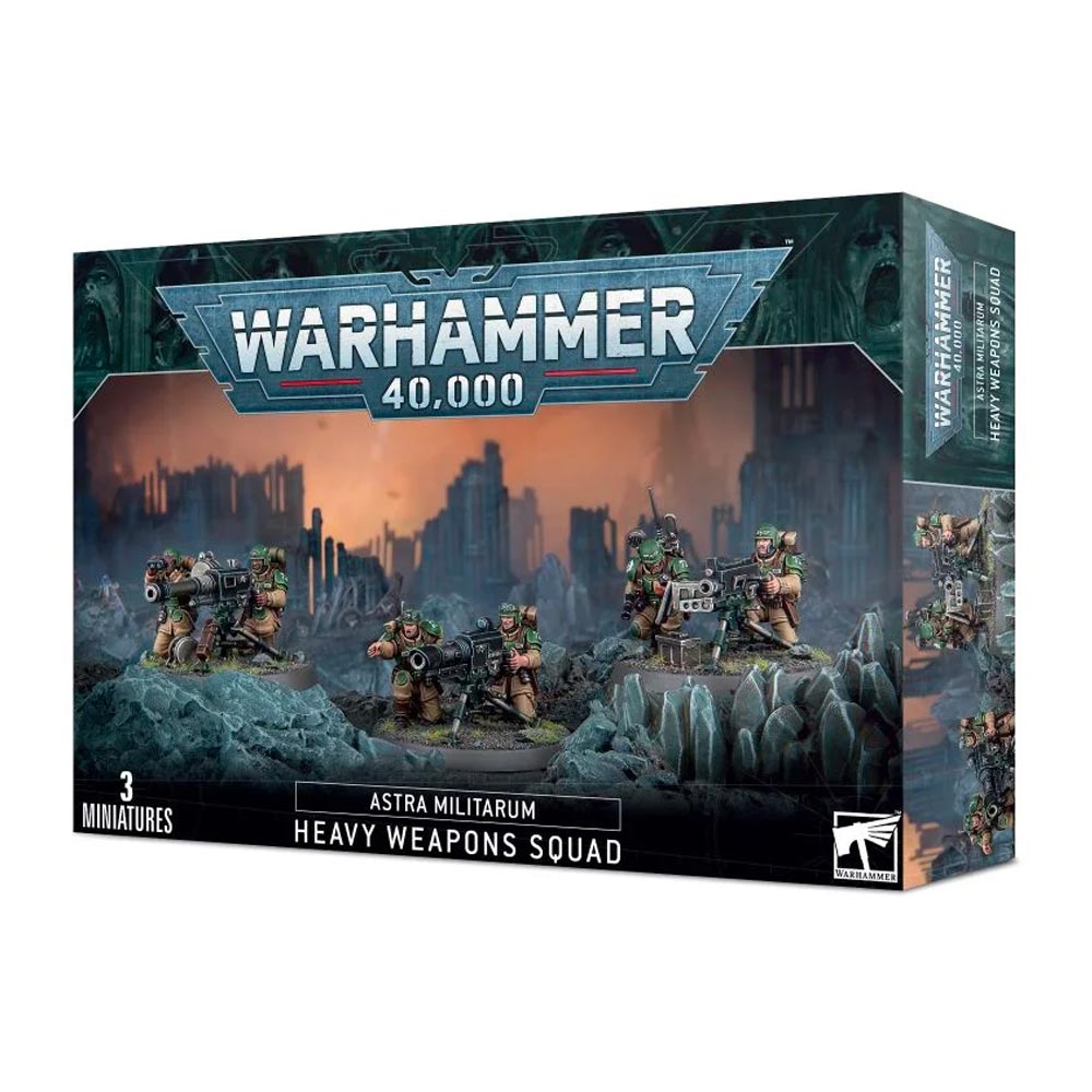 Games Workshop Warhammer 40k Astra Militarum: Cadian Heavy Weapons Squad 47-19