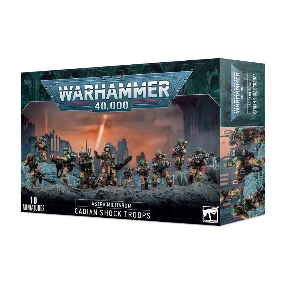 Games Workshop Warhammer 40k Astra Militarum: Cadian Shock Troops 47-33