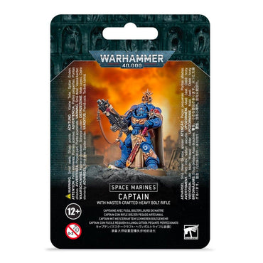 Games Workshop Warhammer 40k S/M Captain w/Master-Crafted Bolt Rifle 48-48