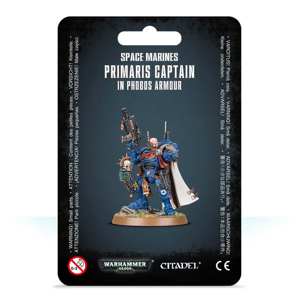 Games Workshop Warhammer 40k Space Marines Captain In Phobos Armour 48-68