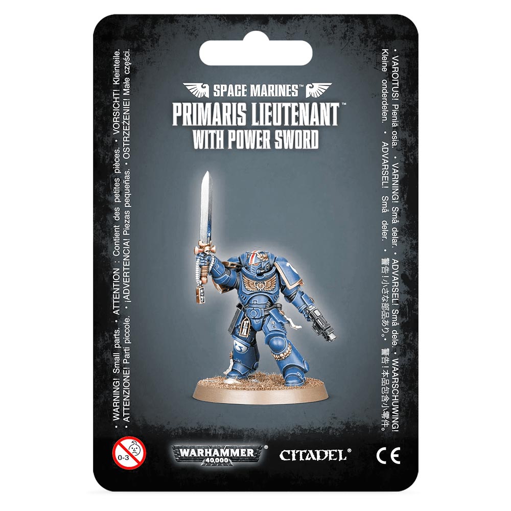 Games Workshop Warhammer 40k S/M Primaris Lieutenant With Power Sword 48-84