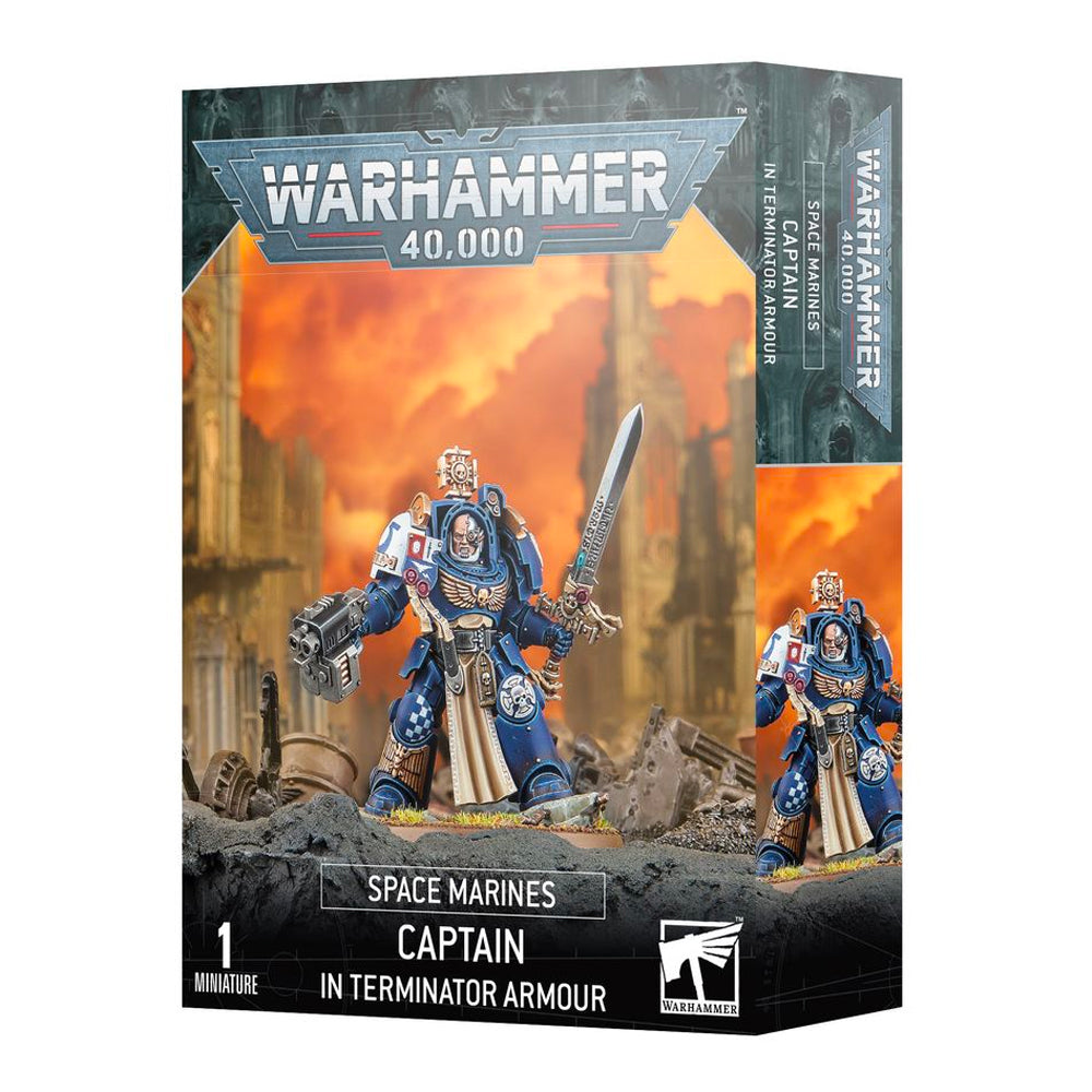 Games Workshop Warhammer 40k Space Marines: Captain in Terminator Armour 48-92