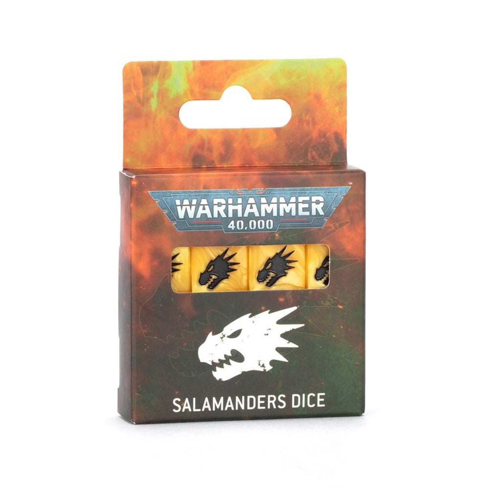 Games Workshop Warhammer 40k: Salamanders Dice 55-63