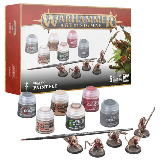 Games Workshop Warhammer Age of Sigmar Skaven Starter Paint Set 60-09