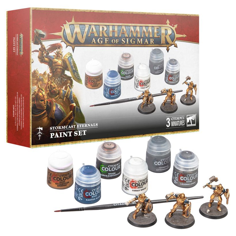 Games Workshop Warhammer Age of Sigmar Stormcast Eternals Paint Set 60-10