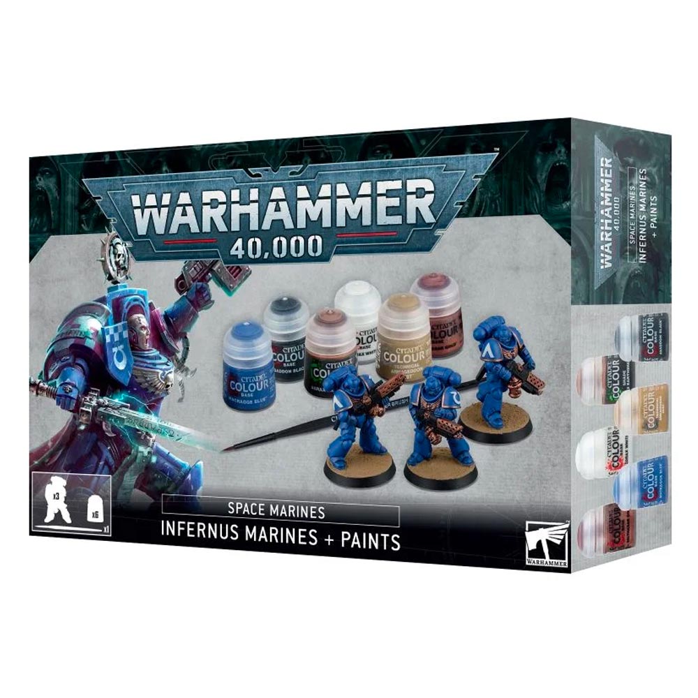 Games Workshop 40k: Space Marines: Infernus Marines Paint Set 60-11