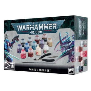 Games Workshop Warhammer 40k: Paints + Tools Set 60-12