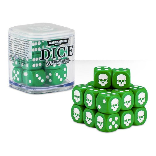 Games Workshop Citadel: Green 12mm Dice Set (20 pcs) - Warhammer 65-36Green