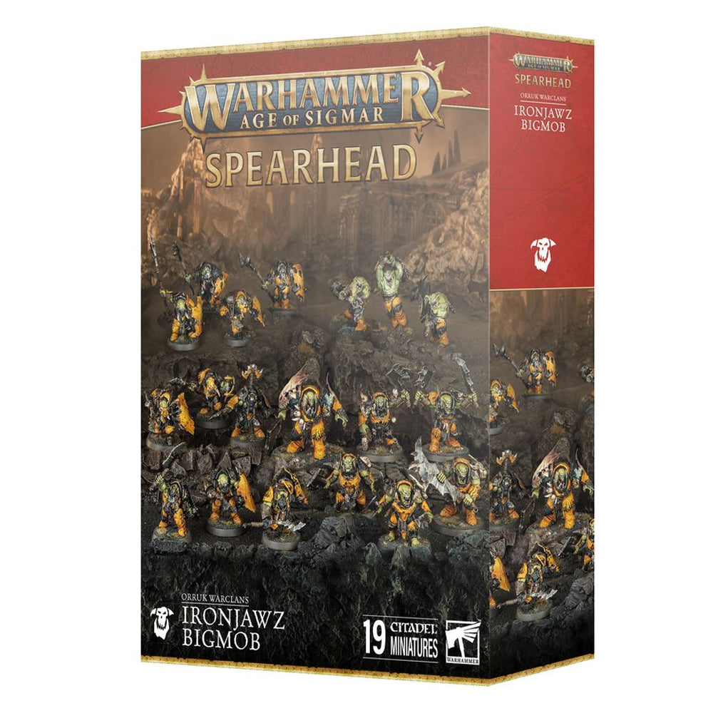 Games Workshop Warhammer AoS Spearhead: Orruk Warclans Ironjawz Bigmob 70-893