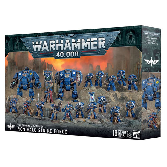 Games Workshop Warhammer 40k Space Marines: Iron Halo Strike Force Battleforce