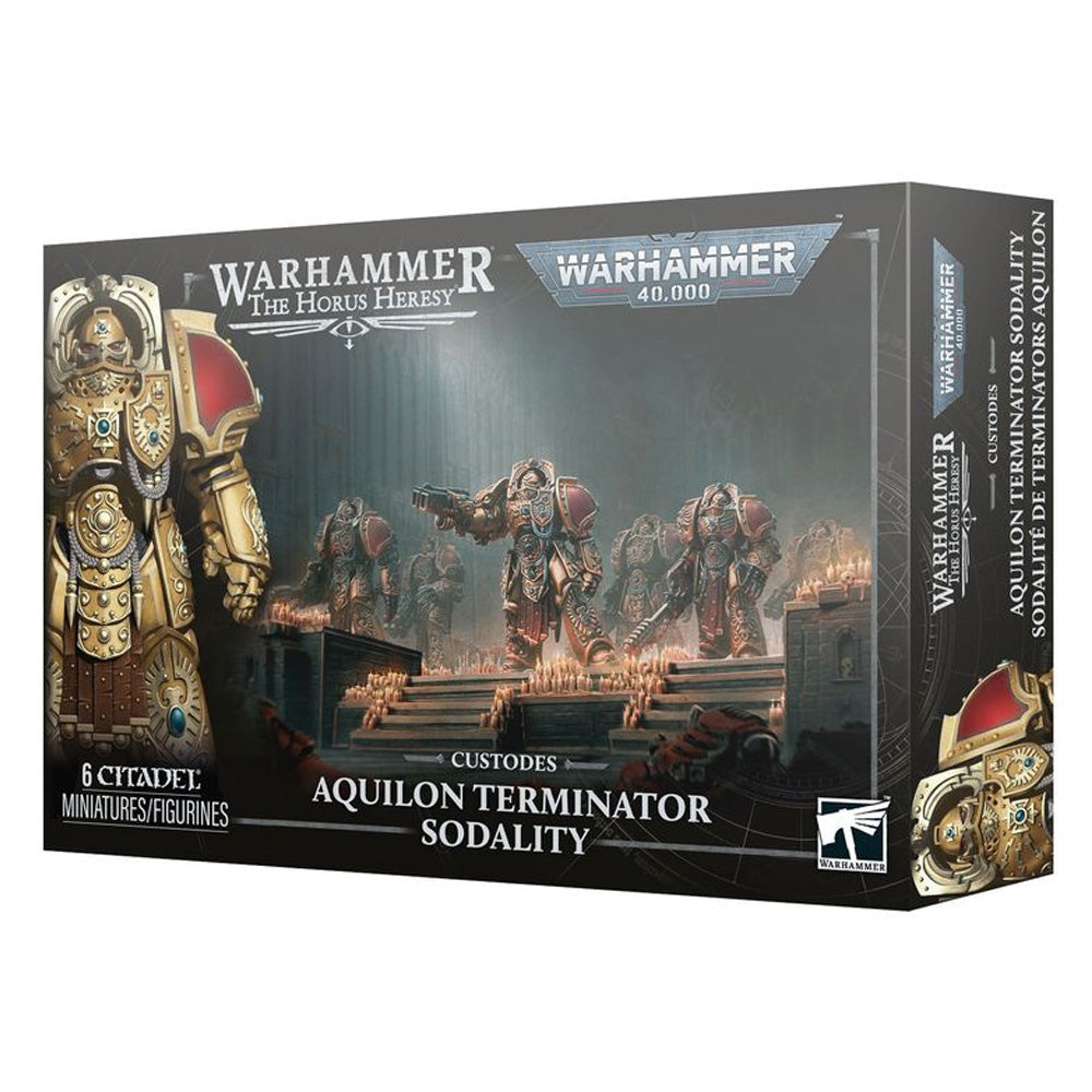 Games Workshop Warhammer 40k HH Custodes: Aquilon Terminator Sodality 77-12