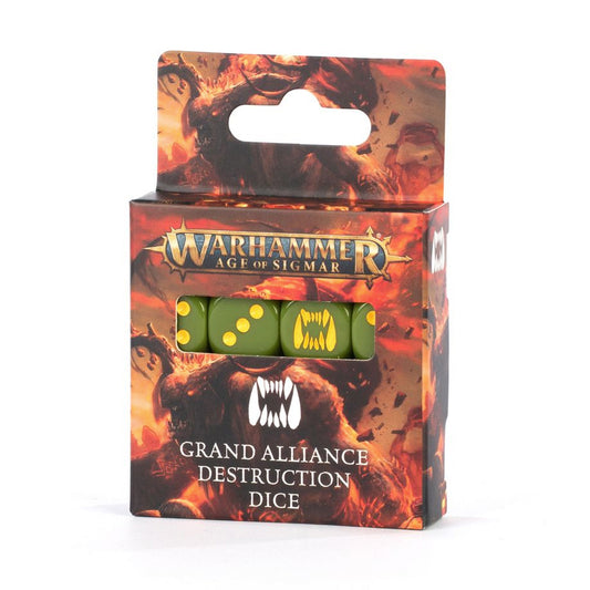 Games Workshop Warhammer Age of Sigmar: Grand Alliance Destruction Dice 80-23