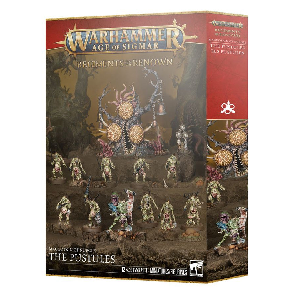 Games Workshop Warhammer Age of Sigmar Maggotkin of Nurgle: The Pustules 83-106