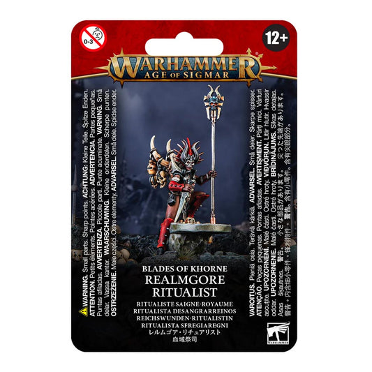 Games Workshop Warhammer AoS Blades Of Khorne: Realmgore Ritualist 83-22