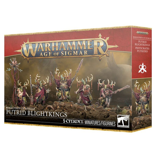 Games Workshop Warhammer AoS Maggotkin of Nurgle: Putrid Blightkings 83-28