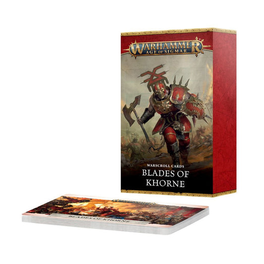 Games Workshop Warhammer Age of Sigmar Warscroll Cards: Blades of Khorne 83-81