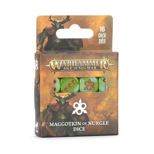 Games Workshop Warhammer Age of Sigmar: Maggotkin of Nurgle Dice 83-95