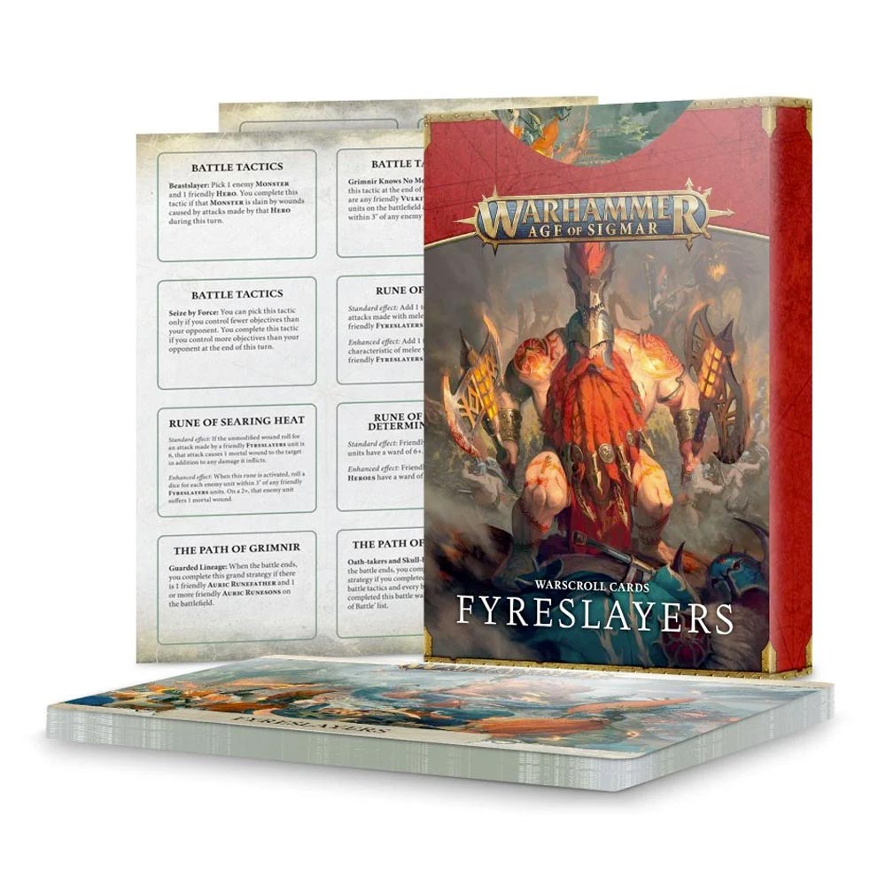 Games Workshop Warscroll Cards: Fyreslayers (Eng) 84-04