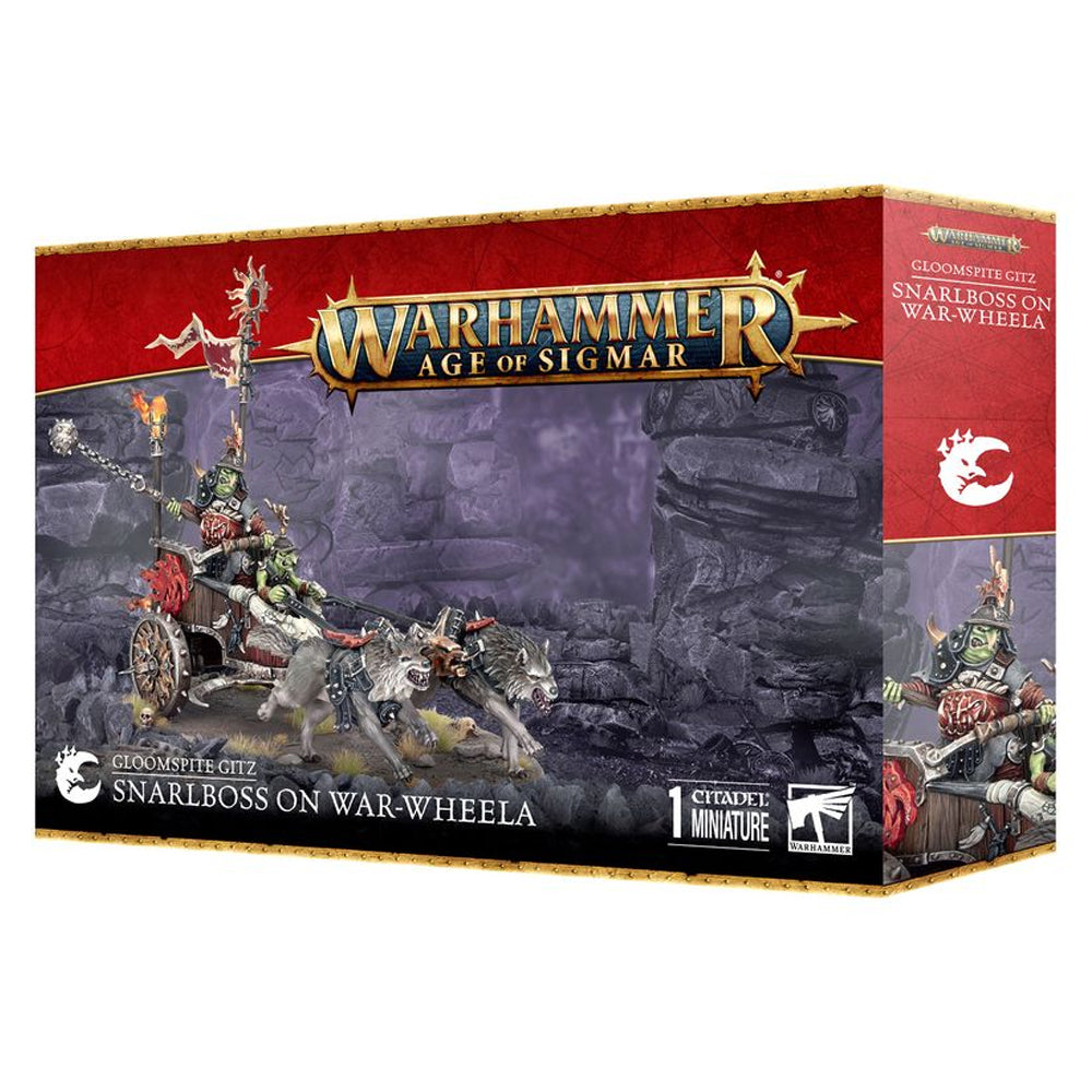 Games Workshop Warhammer AoS Gloomspite Gitz: Snarlboss On War-Wheela 89-91