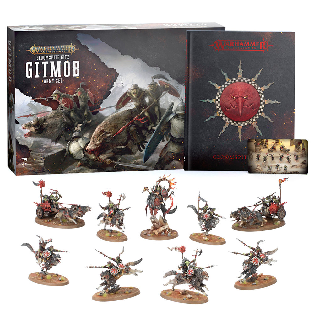 Games Workshop Warhammer Age of Sigmar Gloomspite Gitz: Gitmob Army Set 89-93