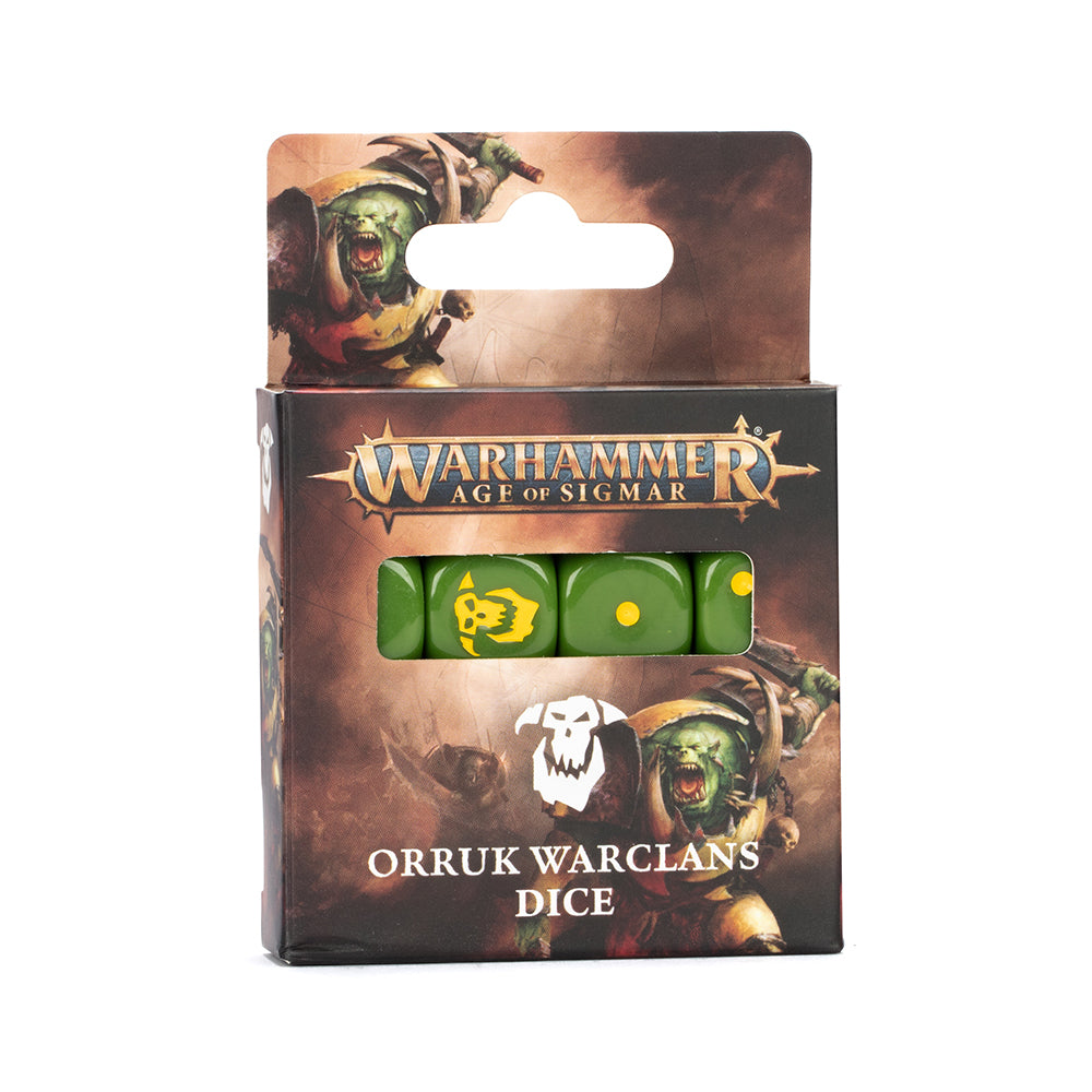 Games Workshop Warhammer Age of Sigmar: Orruk Warclans Dice 89-94