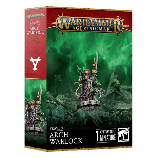 Games Workshop Warhammer Age of Sigmar Skaven: Arch-Warlock 90-48