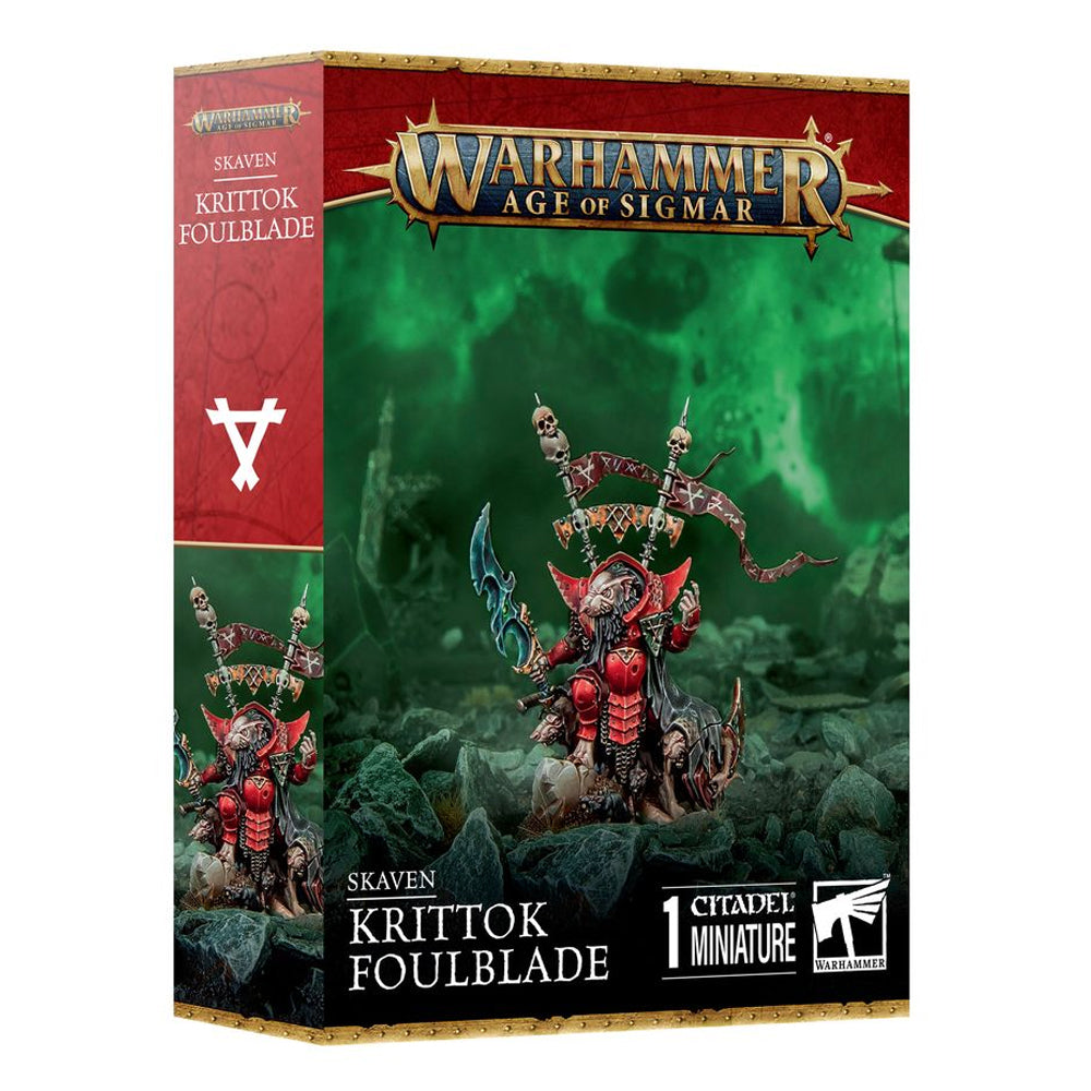 Games Workshop Warhammer Age of Sigmar Skaven: Krittok Foulblade 90-49
