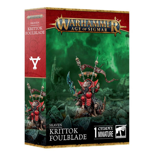 Games Workshop Warhammer Age of Sigmar Skaven: Krittok Foulblade 90-49